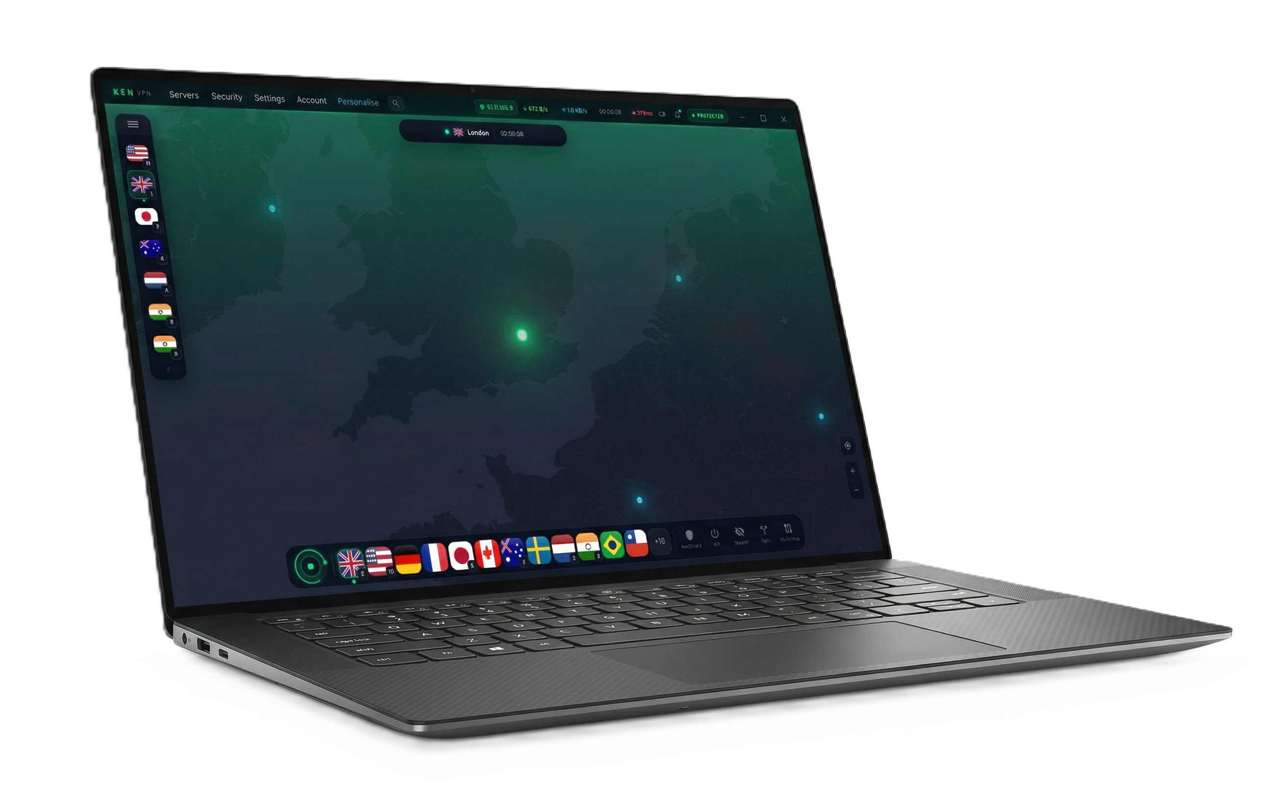 KEN VPN Connected on Windows